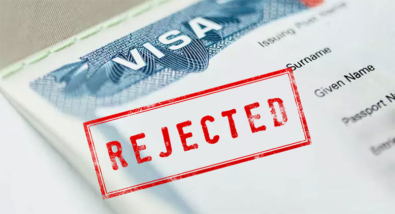 does canada tourist visa get rejected